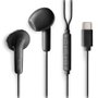 Ngs Auriculares Intrauditivos Cross Glide con Micrófono USB Tipo-C Negros